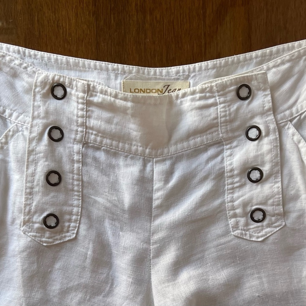 Linen SZ 6, London Jean Stark White Wide Leg Trousers. - Picture 5 of 11